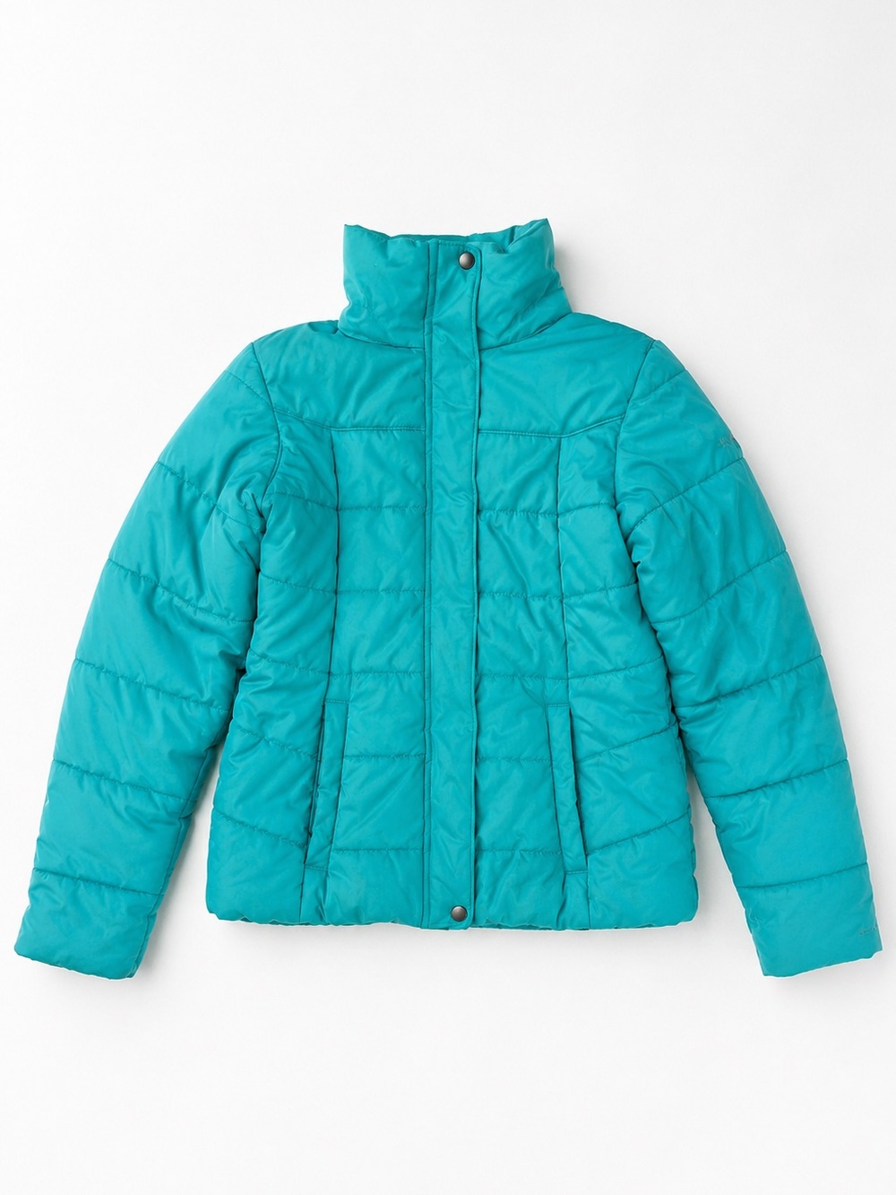 Columbia Omni-Shield Insulated Puffer Jacket Winter Ski Coat Turquoise Teal S